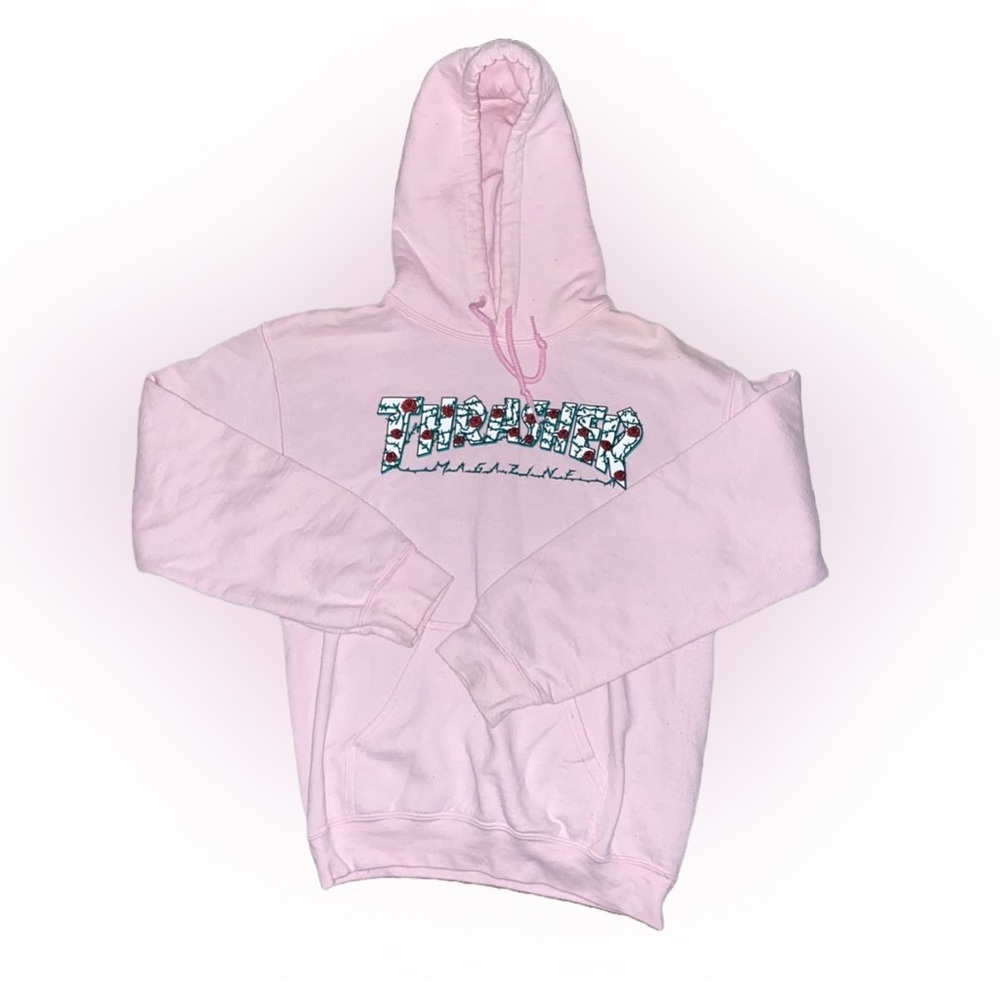Women’s pink thrasher hoodie